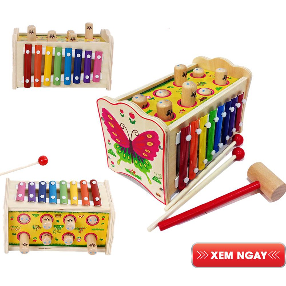 Đồ chơi Đập Chuột Kèm Đàn 8 Thanh Xylophone