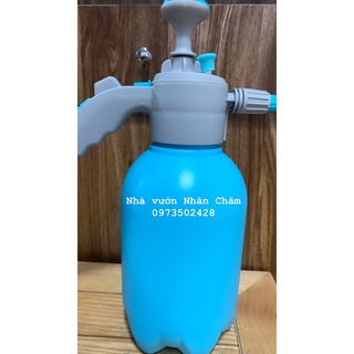Bình xịt tưới cây 2 lít, phun sương tưới cây cảnh màu xanh
