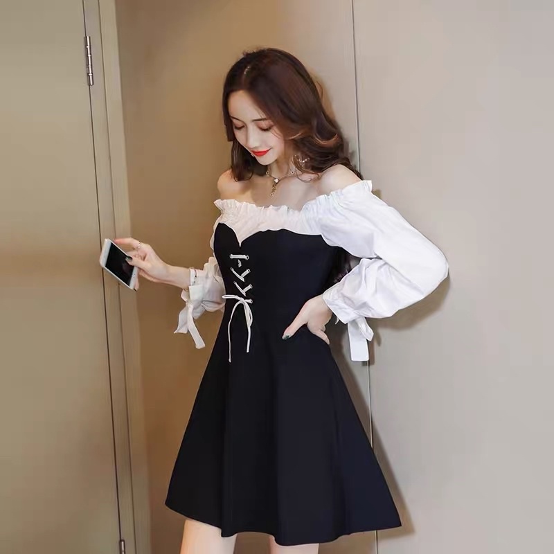 Váy tay trắng phong cách hàn ảnh thật 5 ảnh cuối -hàng chuẩn không phai hàng xưởng may lại