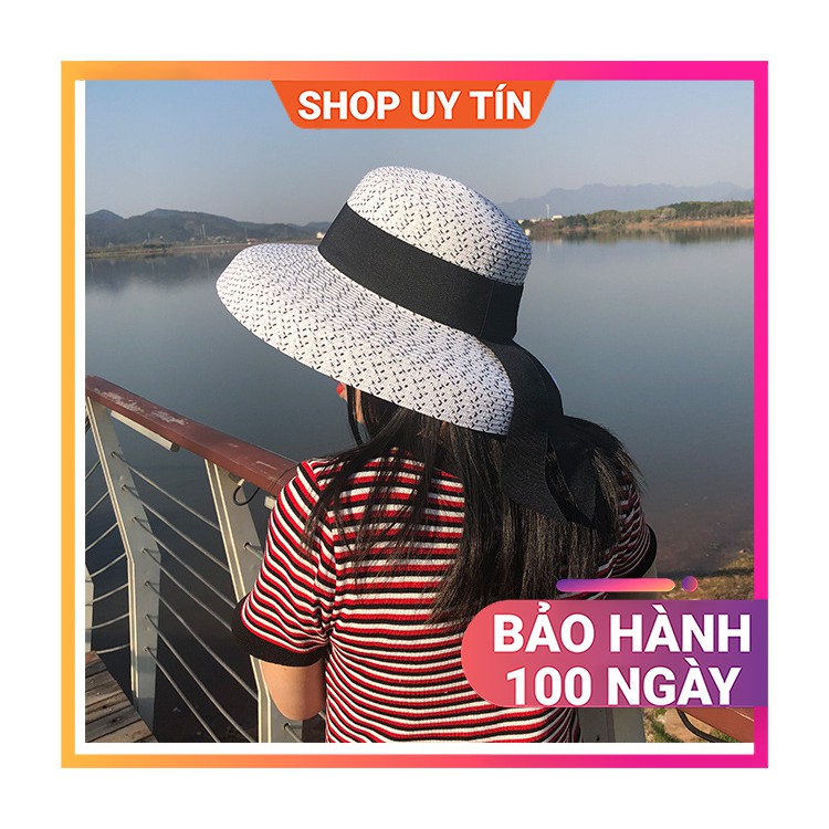 Mũ Đi Biển - Nón Cói Rộng Vành Vintage Cao Cấp Nữ Đẹp