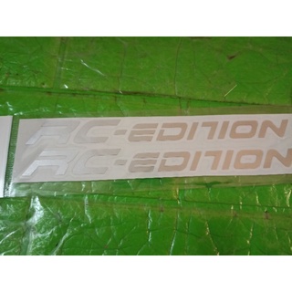 Bộ tem dán phuộc RC Edition màu bạc new