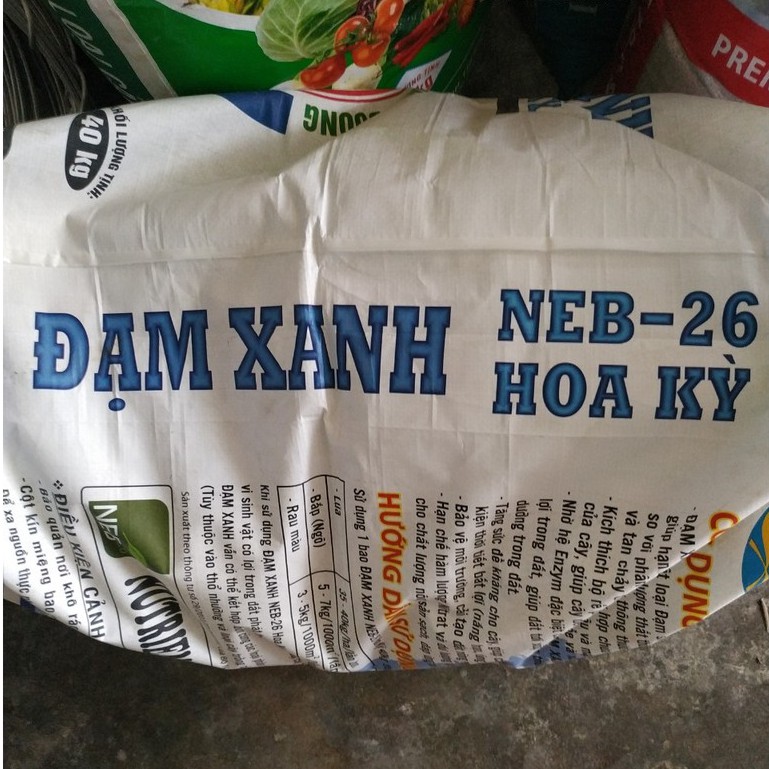 (1kg) Phân Đạm Xanh dùng chế phẩm NEB26 Hoa Kỳ, phân bón đạm xanh