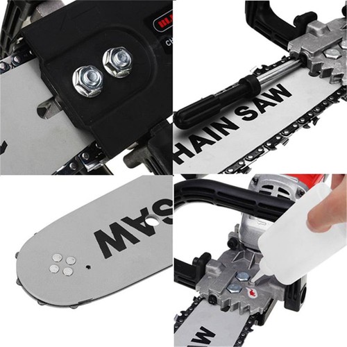 [GIẢM 30K SHIP] BỘ LƯỠI CƯA XÍCH CHAIN SAW - LƯỠI CƯA XÍCH GẮN MÁY MÀI - TRA DẦU TỰ ĐỘNG - CHẮN BẢO VỆ BẰNG SẮT