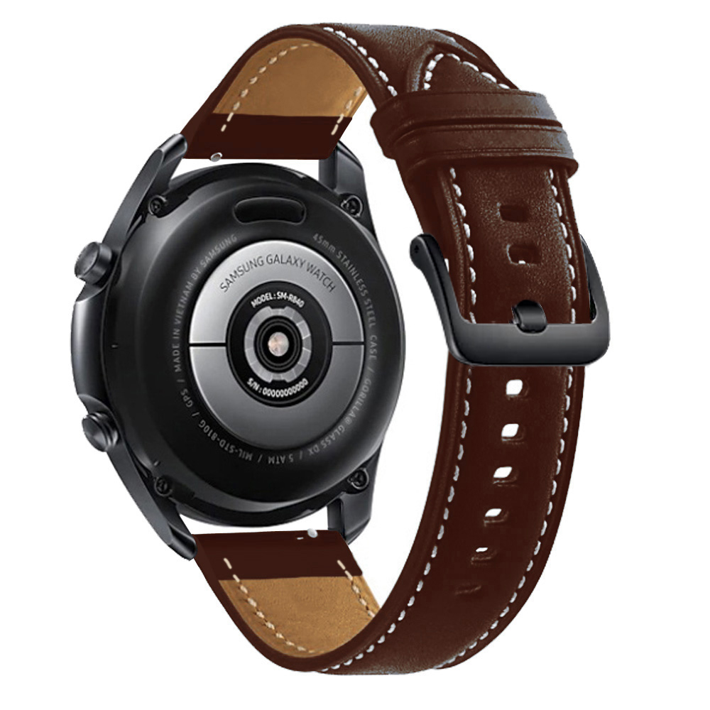 Dây Đeo Thay Thế Bằng Da 22mm Cho Đồng Hồ Samsung Galaxy Watch 3 45mm / Galaxy Watch 46mm / Gear S3