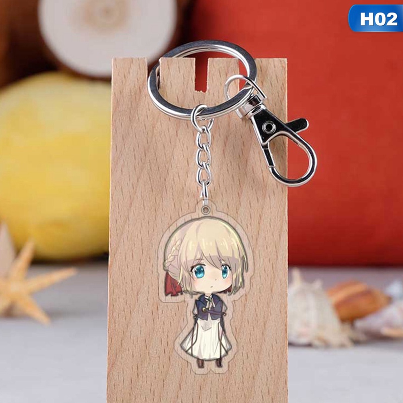 flowersqueen Móc khóa nhân vật hoạt hình Violet Eternal Garden