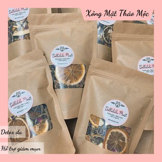 Xông mặt thảo dược handmade Dollalala Mart - se khít lỗ chân lông, sáng da, sạch mụn