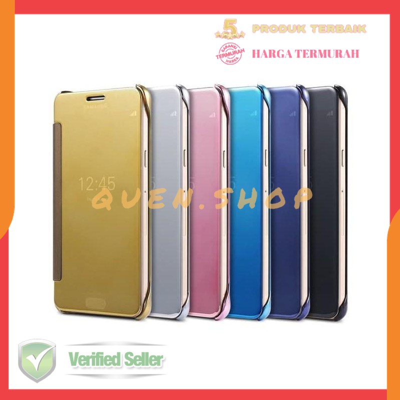 Lật Ốp Lưng Nắp Gập Tráng Gương Cao Cấp Cho Samsung Galaxy C9 Pro C9pro