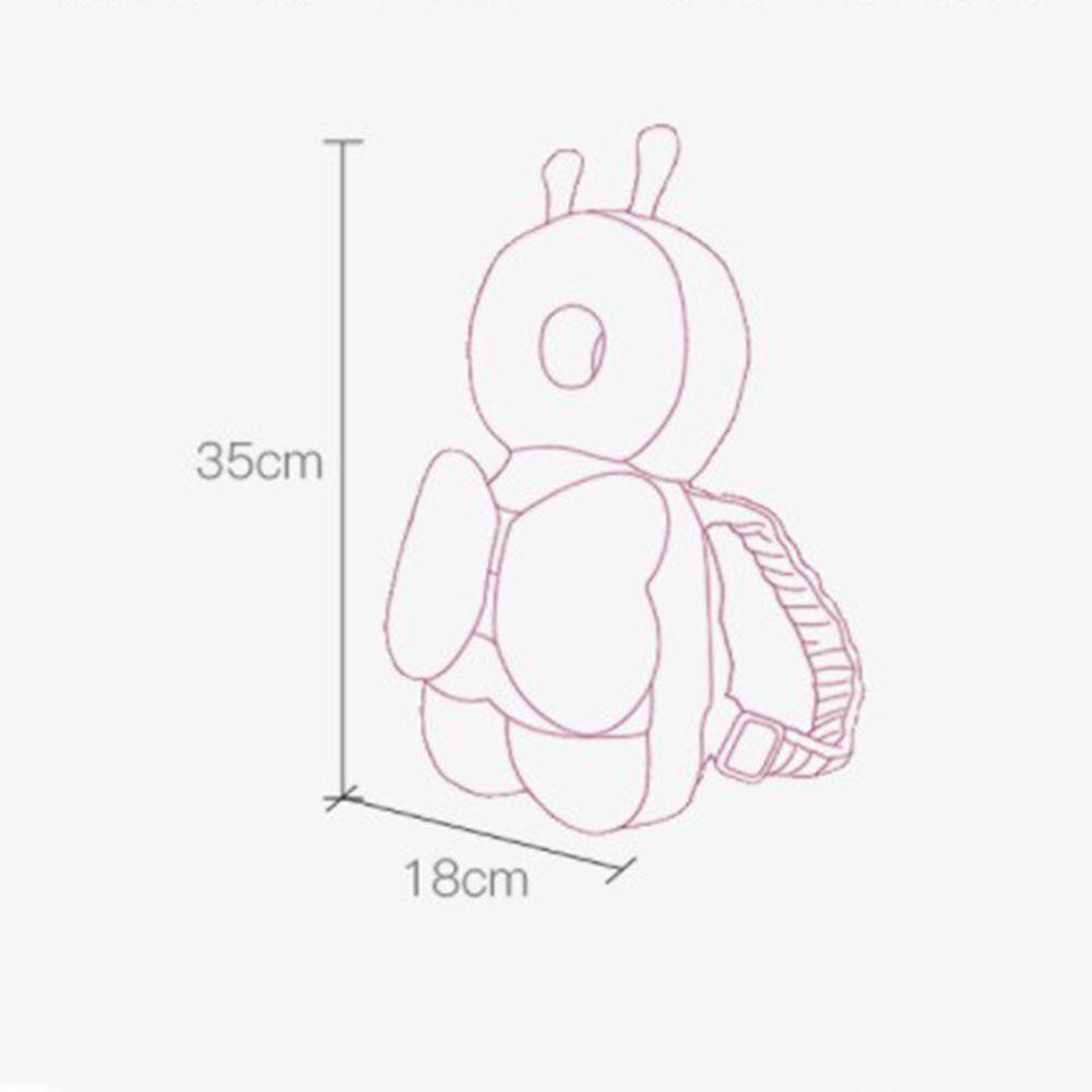 JARRED Gối Ngủ Bảo Vệ Đầu Cho Bé Từ 1-3 Tuổi Bằng Cotton PP Hình Chú Ong Dễ Thương