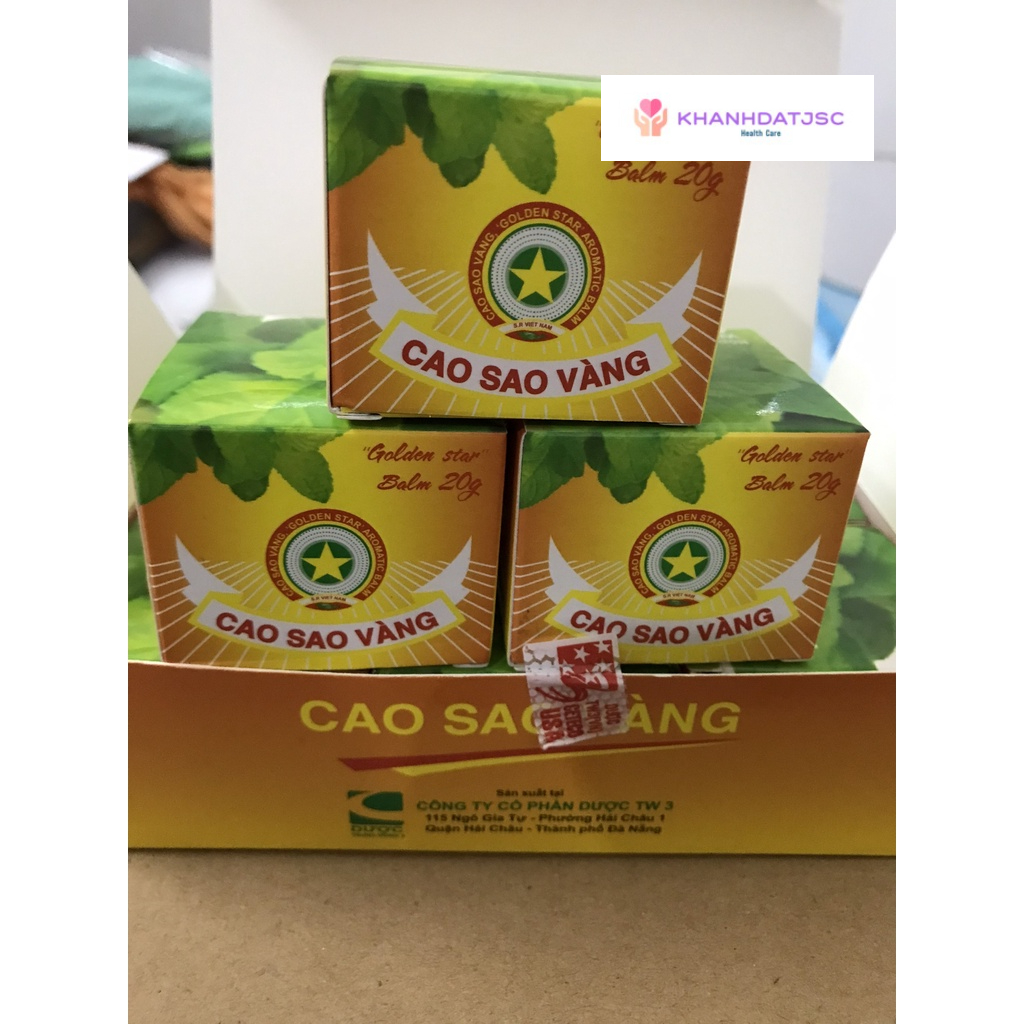 Cao sao vàng Golden Star Balm 20g