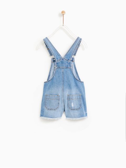 Short yếm jean bé gái Z