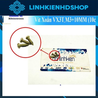Các loại vít xoắn vx3t m3+10mm m3+6mm m3+20mm 10 chiếc