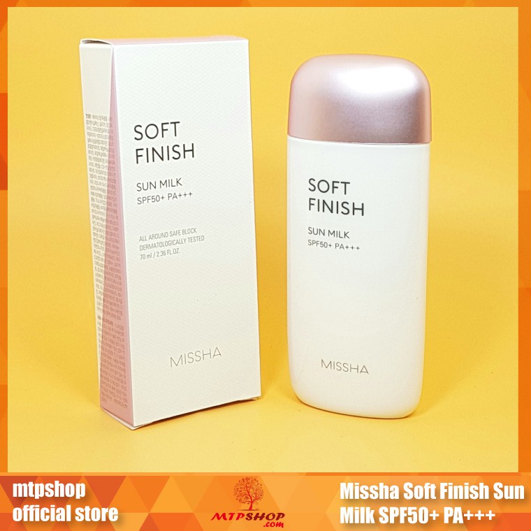 Kem Chống Nắng Missha Soft Finish Sun Milk SPF50+ PA+++