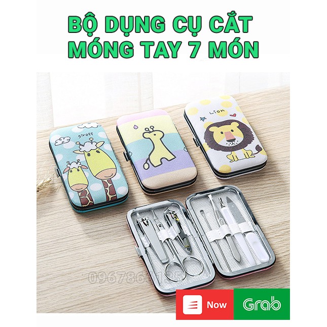 BỘ DỤNG CỤ CẮT MÓNG TAY 7 MÓN TIỆN LỢI DỄ THƯƠNG