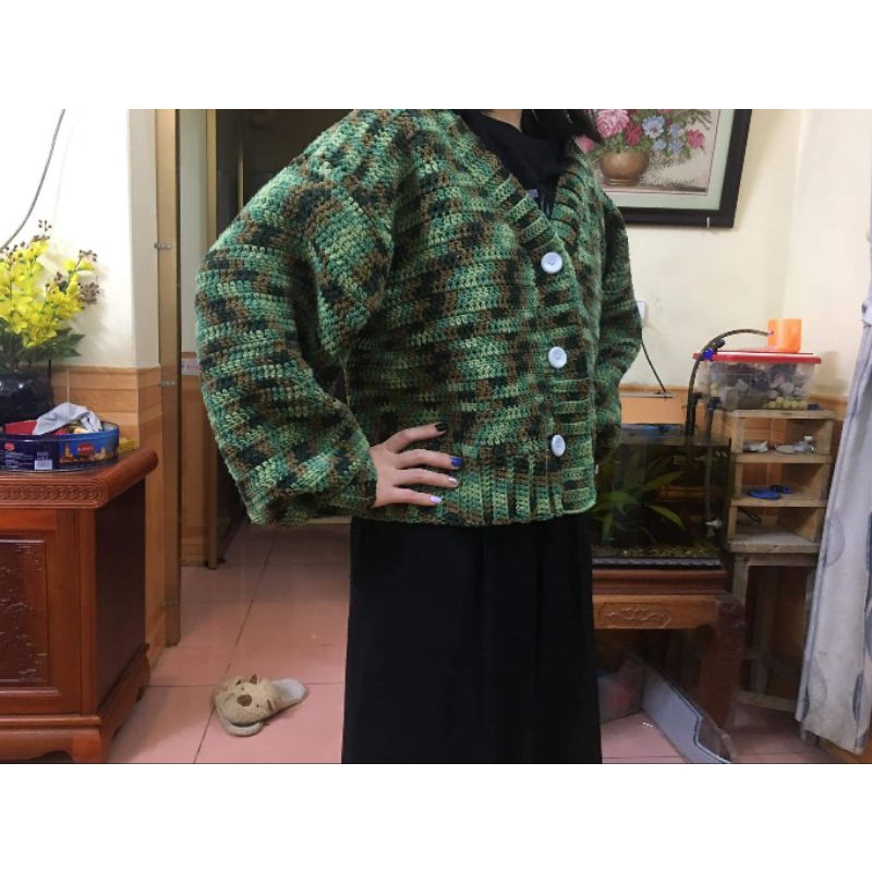 Len Yoah wool Màu Loang