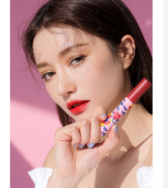 SON 3CE MAISON KITSUNE VELVET LIP TINT #RED INTENSE – ĐỎ TƯƠI