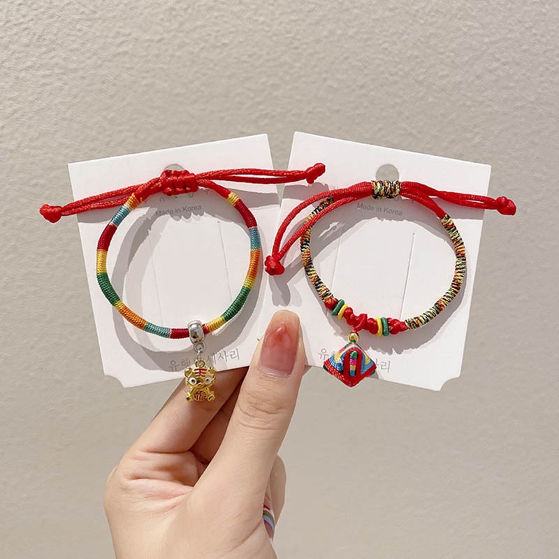 Vòng Tay May Mắn Bện Dây May Mắn Cho Cặp Đôi