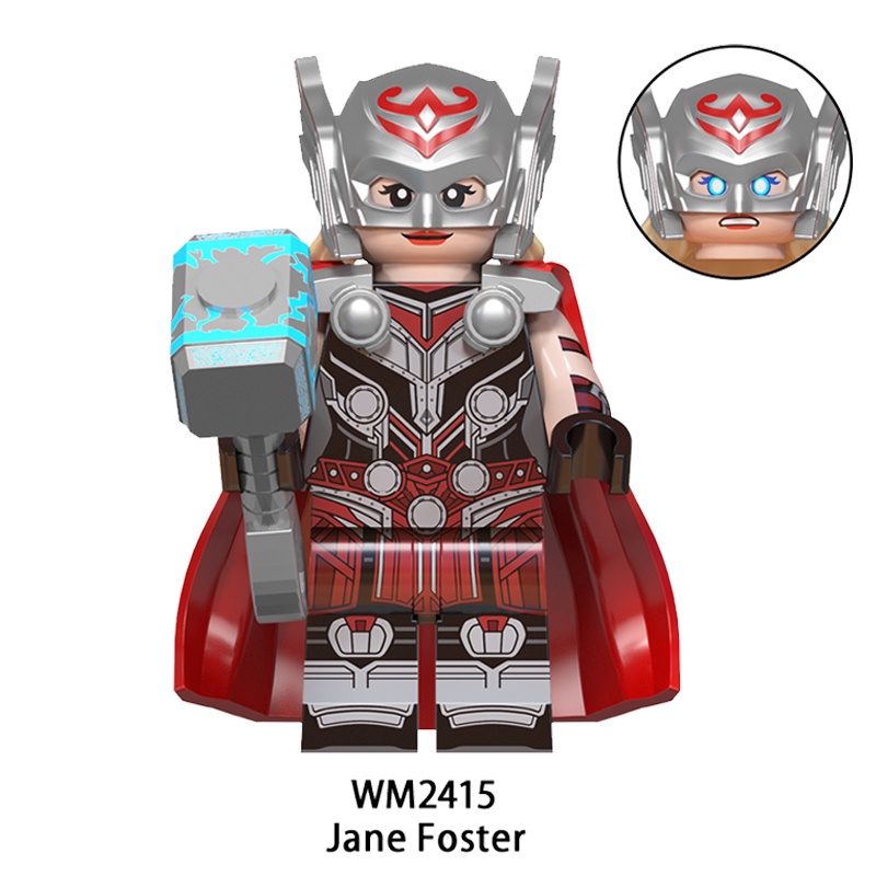 Đồ Chơi Lắp Ráp Siêu Anh Hùng WM6146 New Thor: Love and Thunder Star Lord Gorr Valkyrie Jane Foster