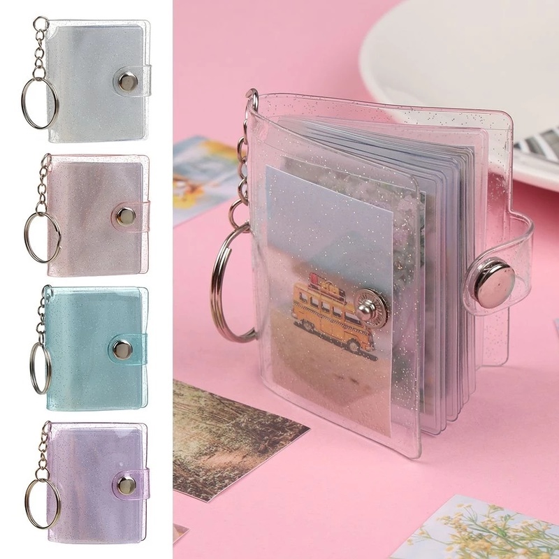 Album Ảnh 16 Ngăn Chống Nước Có Móc Khóa Dễ Thương