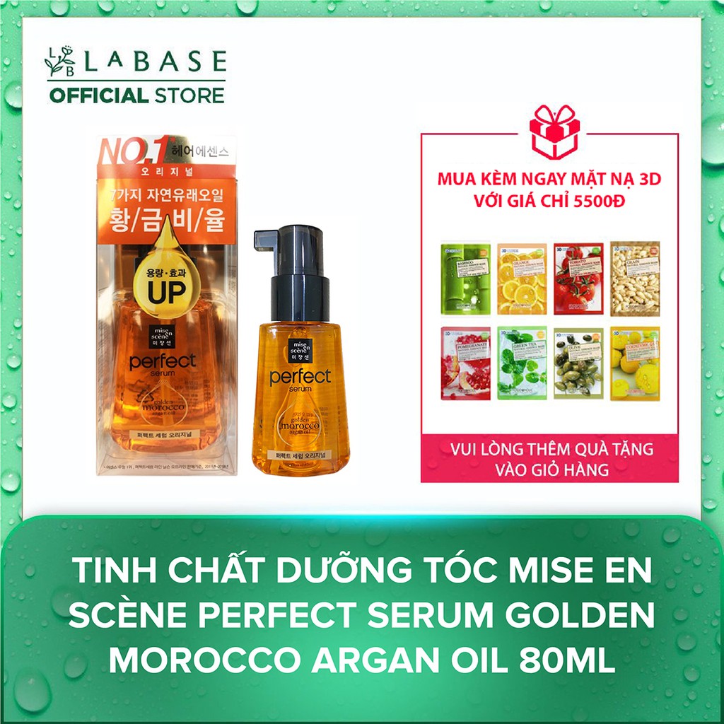 Tinh chất dưỡng tóc Mise En Scène Perfect Serum Golden Morocco Argan Oil 80ml