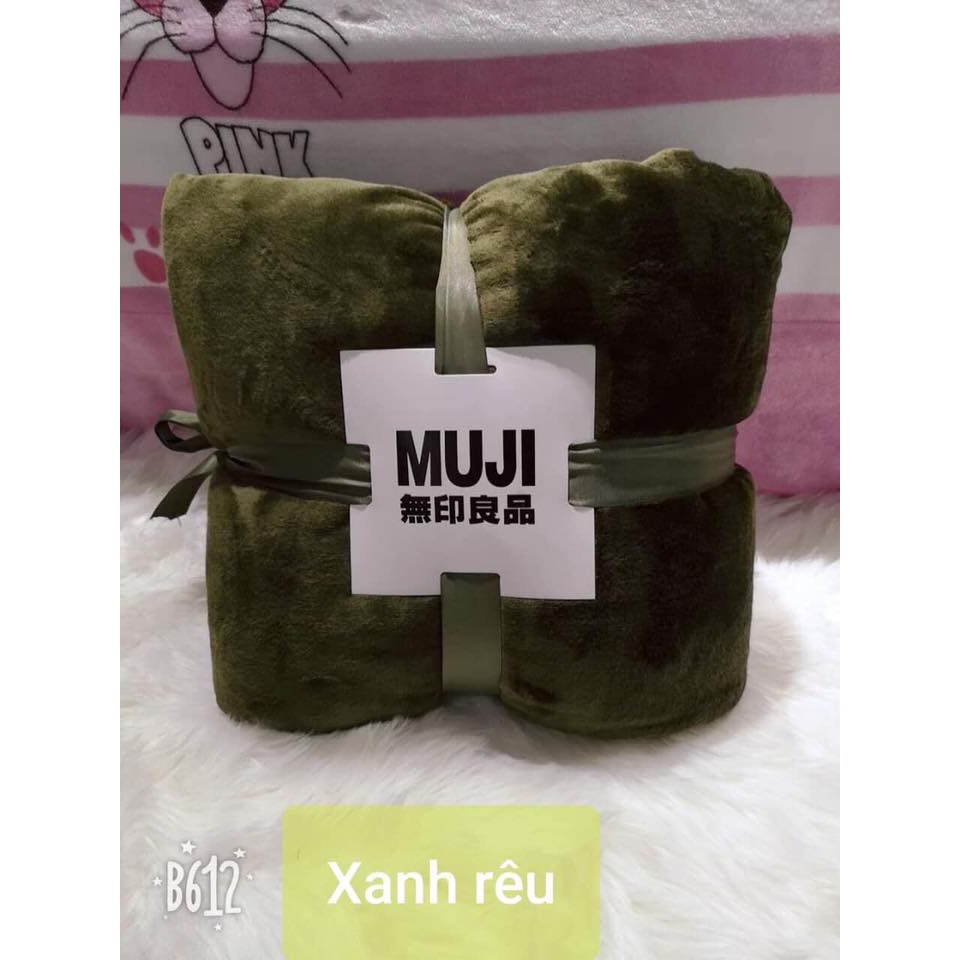 CHĂN/ MỀN LÔNG THỎ MUJI XUẤT NHẬT SIÊU MỀM MỊN 2*2,3M