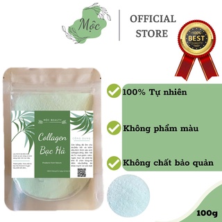 bột mặt nạ collagen bạc hà 100gr
