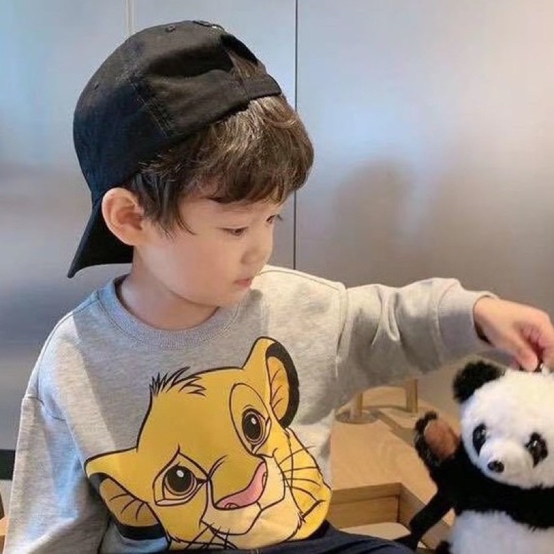 Bộ quần áo trẻ em - Đồ bộ dài tay cho bé sư tử K050