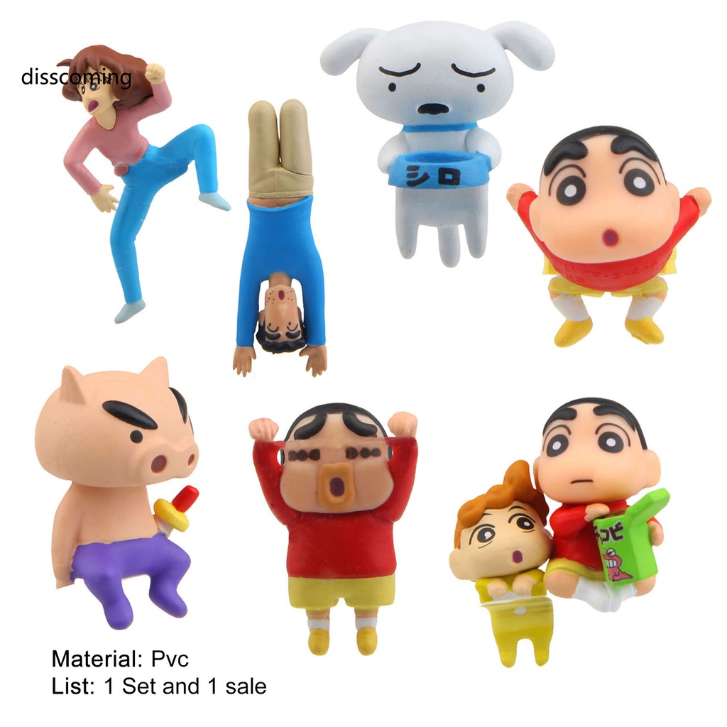 Set phụ kiện trang trí nhân vật anime Cậu Bé Bút Chì Shinchan đáng yêu