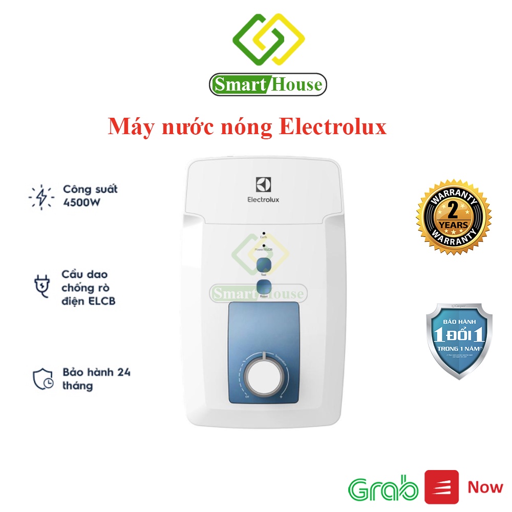 Máy nước nóng trực tiếp Electrolux 4500W EWE451GX-DWB - Smart House