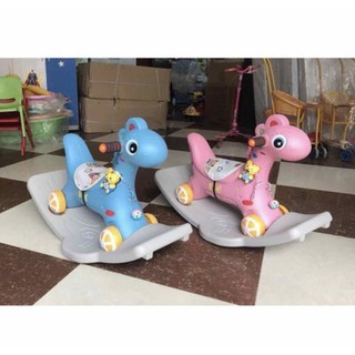 Ngựa bập bênh cho bé Vừa là bập bênh vừa là xe chòi chân