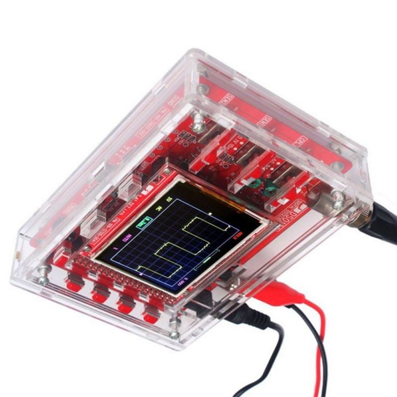Bộ Dao Động Kỹ Thuật Số Dao Động Kỹ Thuật Số Kích Thước Bỏ Túi Nâng Cấp 2.4 &quot;TFT 1Msps Kèm Vỏ Bảo Vệ