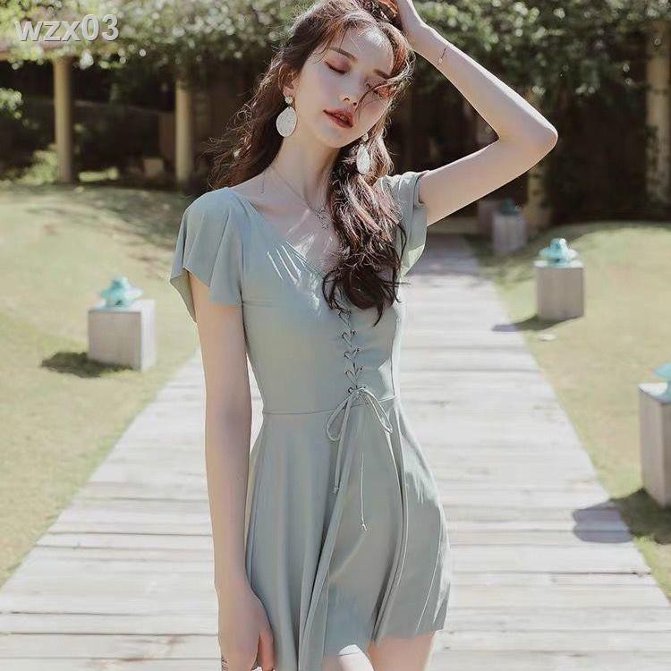 Áo tắm Nữ 2020 Một mảnh Mới Gợi cảm, Váy mỏng và Bụng Bảo vệ Suối nước nóng Hot Spring | BigBuy360 - bigbuy360.vn