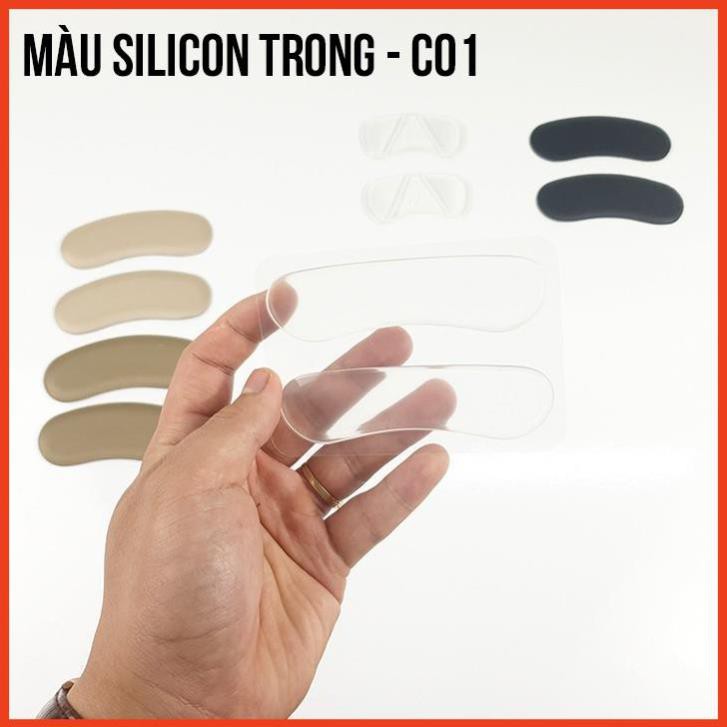 Miếng Lót Gót Giày Nam Nữ - Chống Đau Gót, Nhấc Gót C01X (Bộ 2 miếng)