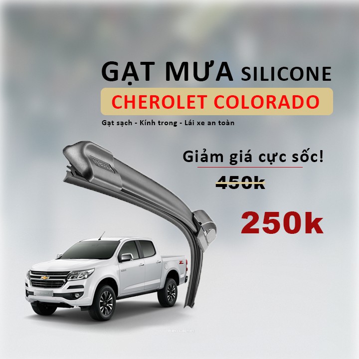 Gạt Mưa Xe Silicon siêu sạch cho xe CHEVROLET COLORADO HT301