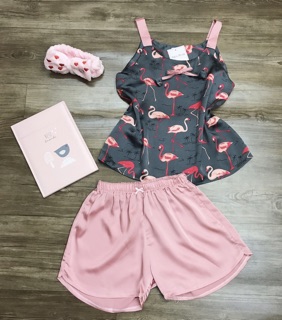 Bộ ngủ lụa 2 dây