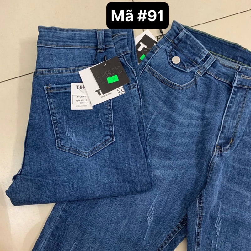 quần jean nữ ,QUẦN JEAN BAGGY PHỐI LAI