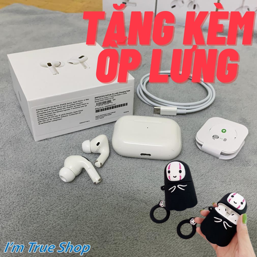 Tai nghe bluetooth Air Pro-Định vị-Sạc ko dây TẶNG KÈM ỐP LƯNG CAO CẤP