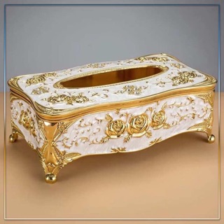 Hộp đựng giấy ăn mạ vàng bien9