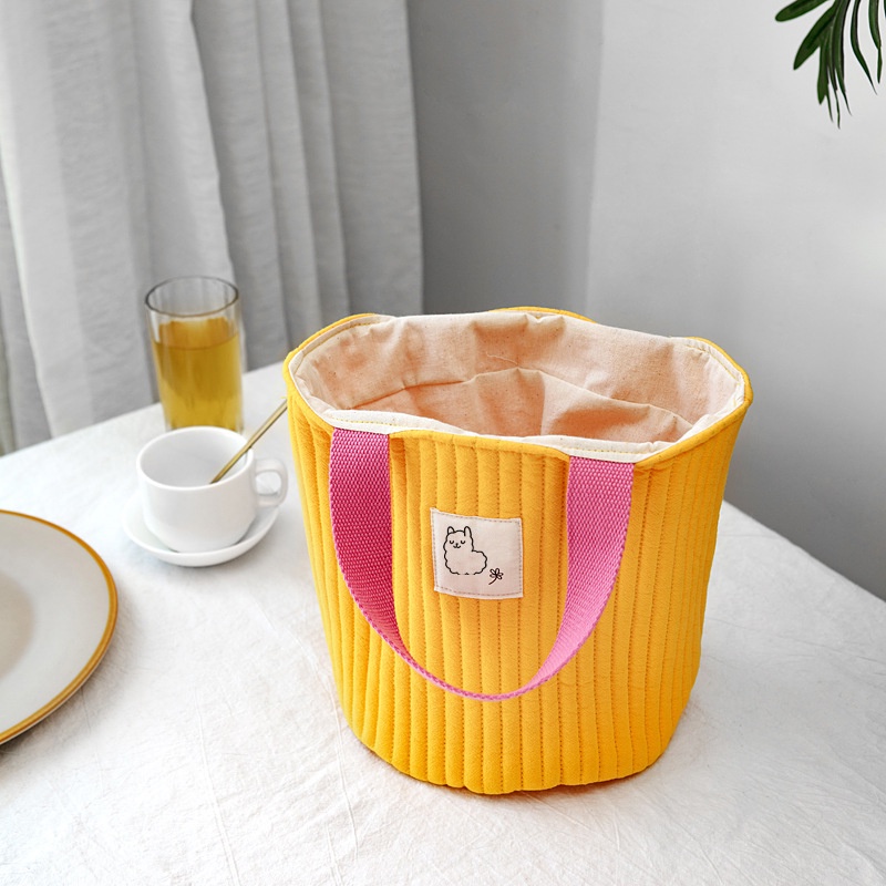 Túi ENVIROSAX vải canvas dây rút dáng tròn nhỏ xinh sành điệu