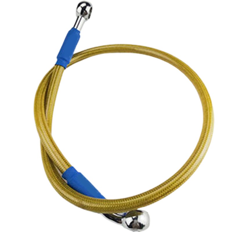 SUN Stainless Steel Braided Cable 400mm-1500mm Universal Motorcycle Brake Oil Hose Line Pipe Hydraulic Reinforced