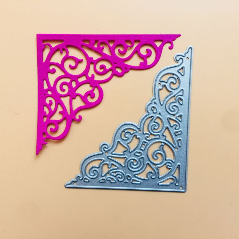 Khuôn Cắt Giấy Làm Từ Kim Loại Hình Góc Blala Trang Trí Scrapbook
