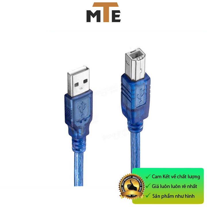 Dây cáp USB type A sang USB type B dài 30cm và 1.5m