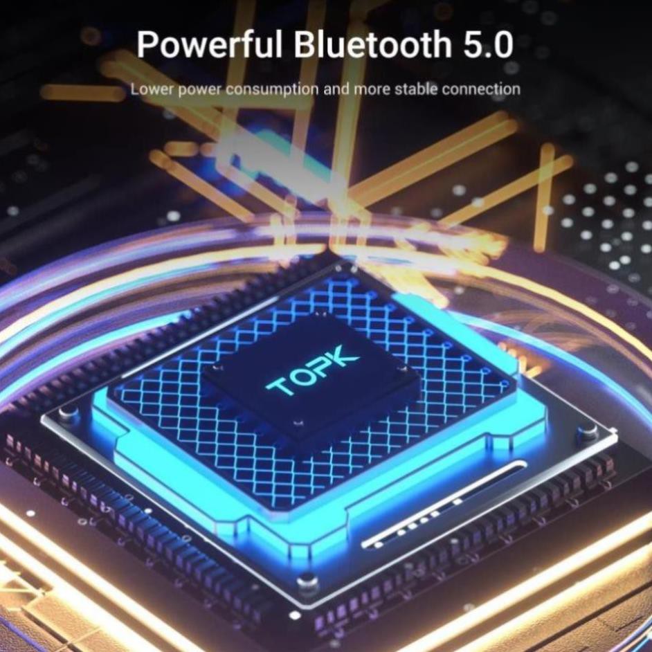 Tai Nghe Nhét Tai Topk T24 Tws Hỗ Trợ Bluetooth 5.0 Không Dây Dành Cho Điện Thoại Samsung Huawei Xiaomi