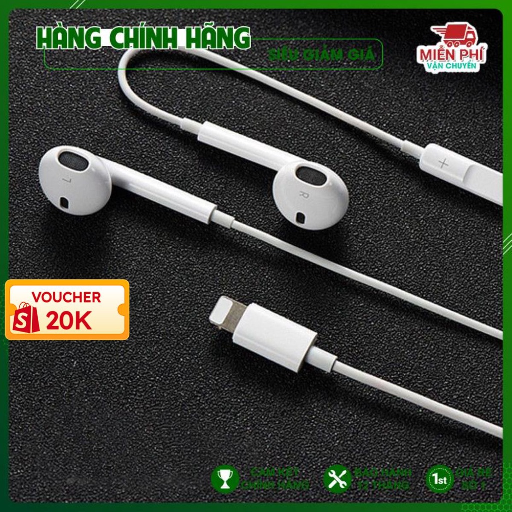 Tai Nghe IP Lightning iP7/8/X/XsMax++ Zin Bốc Máy Chính Hãng Bảo Hành 1 Đổi 1 zinka