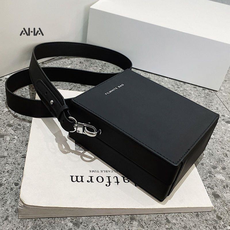 Túi đeo chéo AHA official đựng điện thoại màu trơn thiết kế đơn giản thời trang dành cho