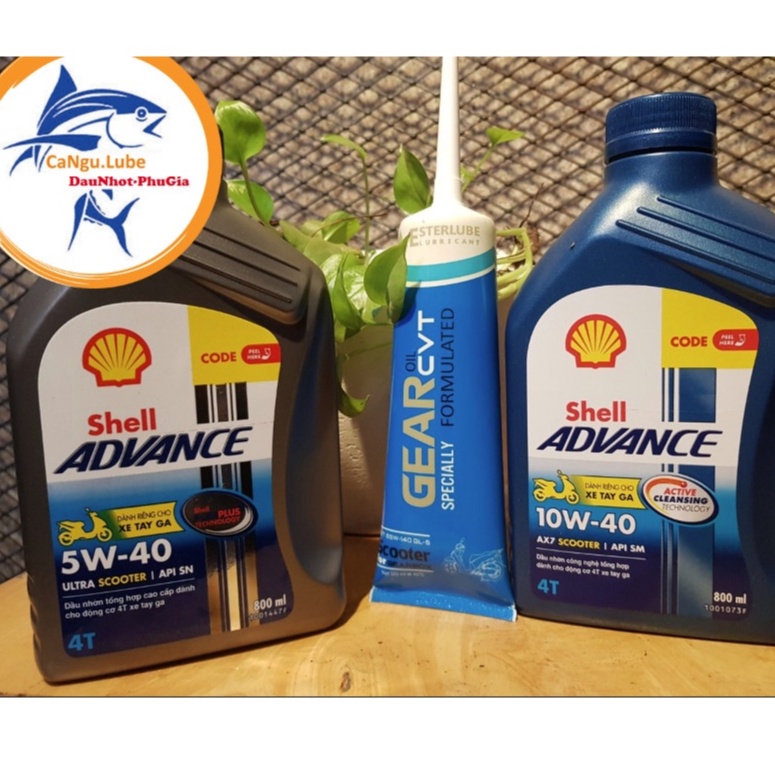 [CHỐNG HÚ TỐT] NHỚT XE GA SHELL ULTRA 5W40, nhớt shell xe tay ga giá rẻ khi mua nhớt lap CVT tăng cường bảo vệ hộp số