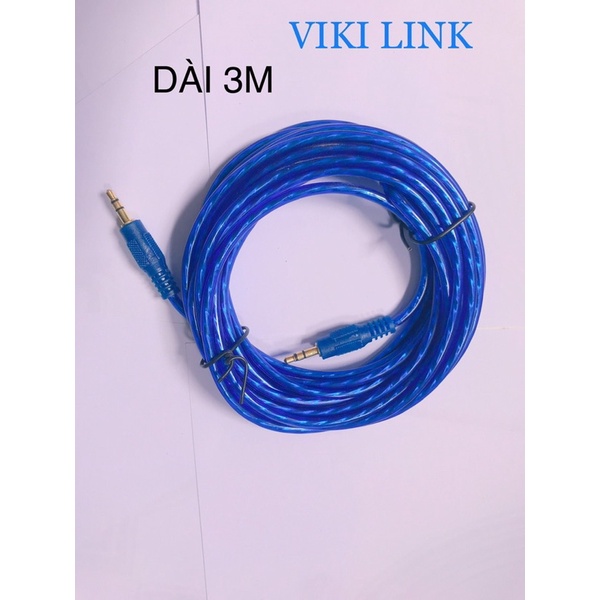 Dây Cáp Tín Hiệu Âm Thanh Nối Hai Đầu Giắc Cắm 3.5mm Dài Dành Cho Xe Hơi/Loa/Tai Nghe. Chống tạp âm, nhiễu cực tốt
