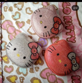 Túi Hello Kitty đính đá handmade