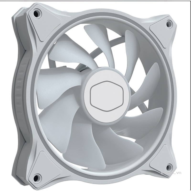 Fan case Cooler Master MASTERFAN MF120 HALO WHITE EDITION & Hub chia fan Cooler Master Addressable RGB LED Controller