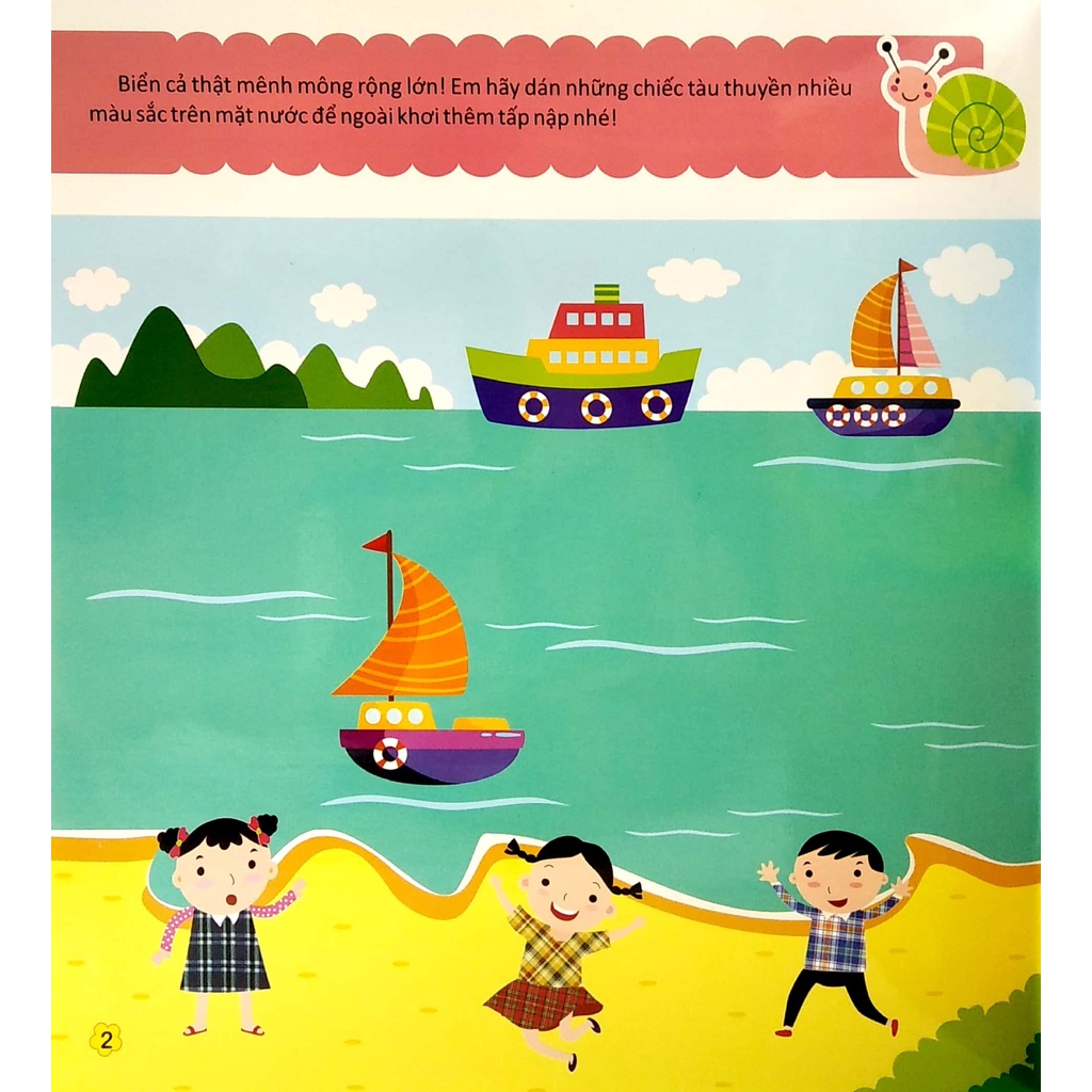 Sách Sticker Bóc Dán Thông Minh - Phát Triển Chỉ Số Sáng Tạo - Tập 1 (2-6 Tuổi)