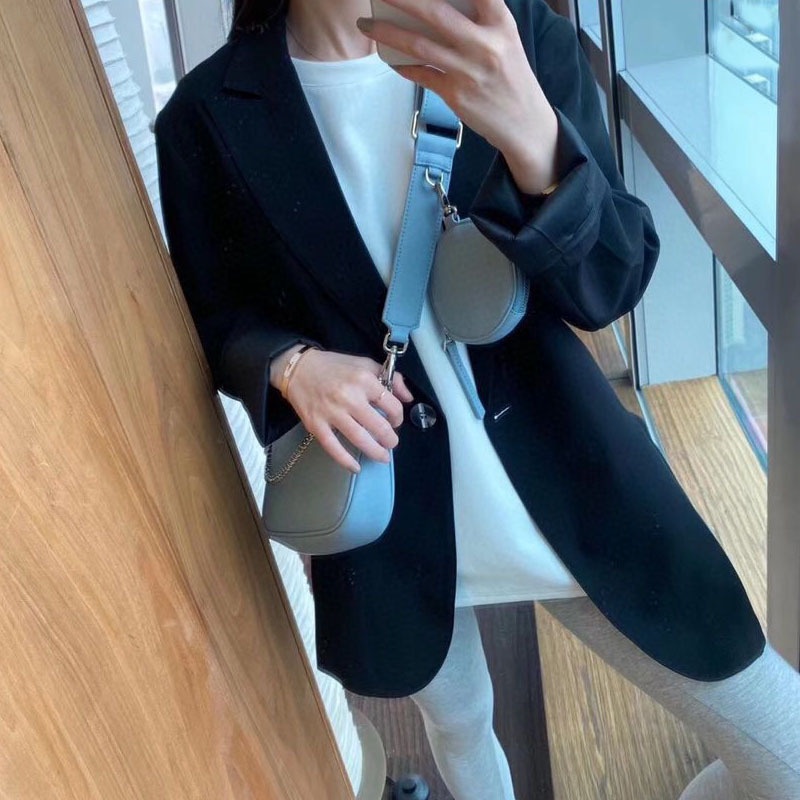 Túi Xách Đeo Vai Ba Trong Một Phối Dây Xích Thời Trang Nữ Sành Điệu